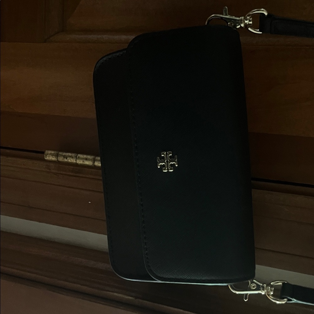 Tory Burch Black Leather Crossbody